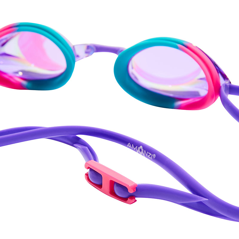 Amanzi - Axion Majestic Mirror Goggles - Purple/Teal/Pink