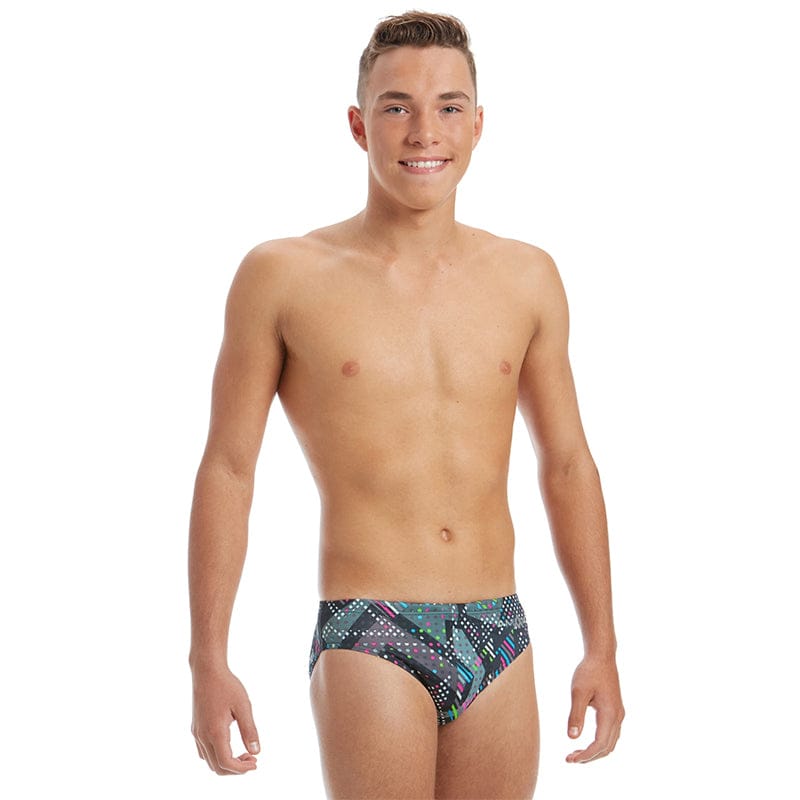 Amanzi - Boombox Briefs Boys Swimwear