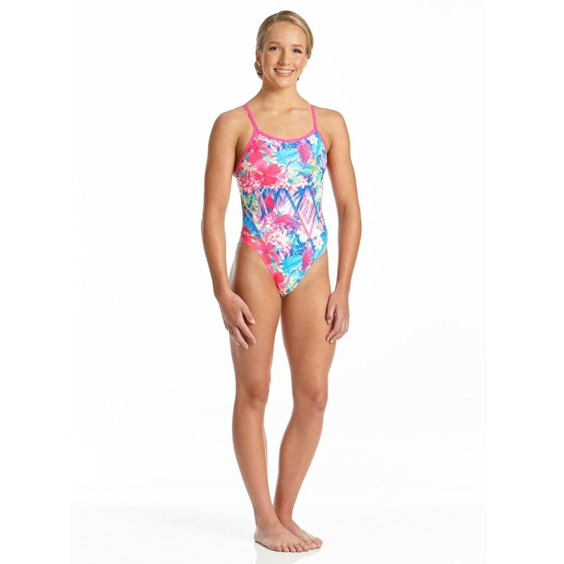 Amanzi - Tropical Punch Girls One Piece Swimsuit