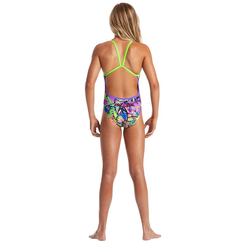 Amanzi - What a Hoot! Girls One Piece Swimsuit