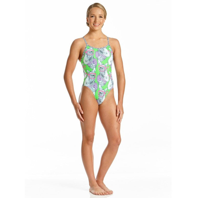 Amanzi - Zany Zebra Girls One Piece Swimsuit