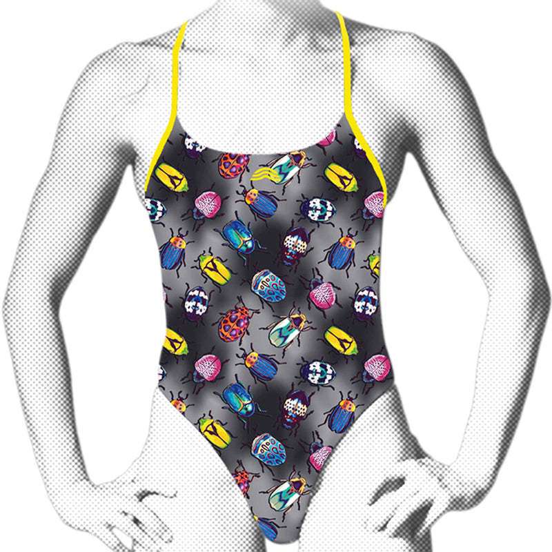 Aquarapid - Women's Sirio Bugs Speed Back Printed Swimsuit