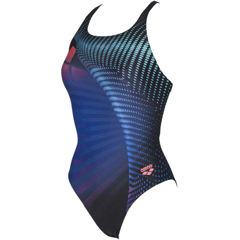 Arena - Ares Pro Back Ladies Swimsuit - Black/Multicolour