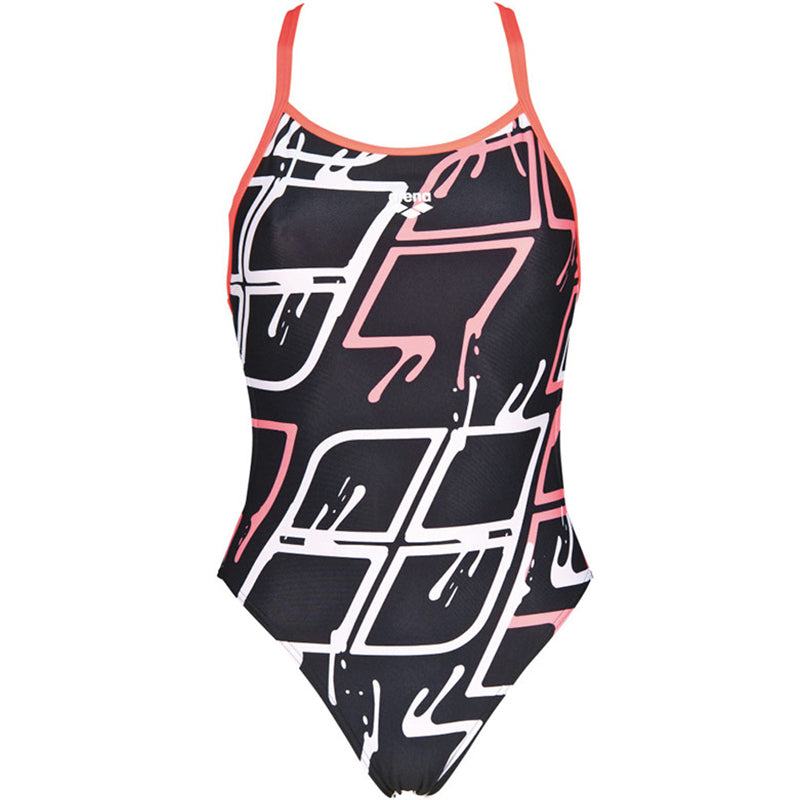 Arena - Blare Light Tech Ladies Swimsuit - Black/Pink