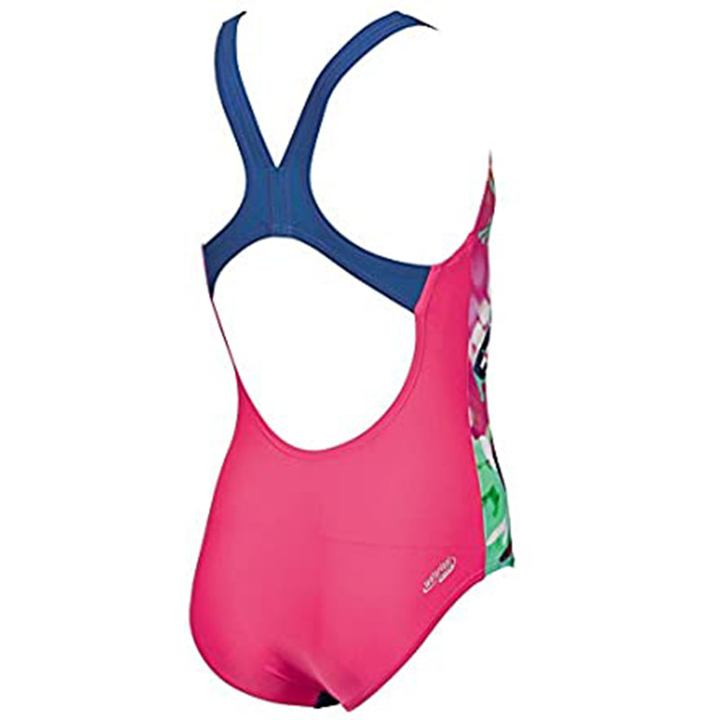 Arena - Brasil Pro Back Junior Swimsuit - Rose/Sea