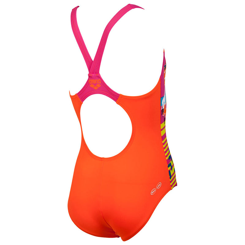 Arena - Circus Swim Pro Back Junior Swimsuit - Mango/Violet