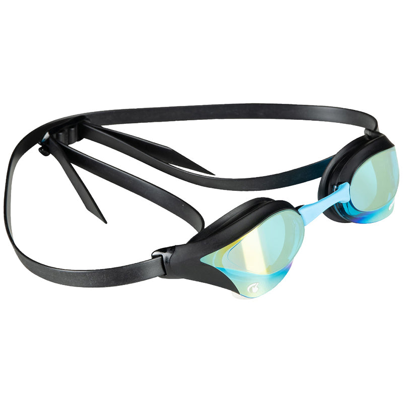 Arena - Cobra Core Swipe Mirror Goggle - Aqua/Black