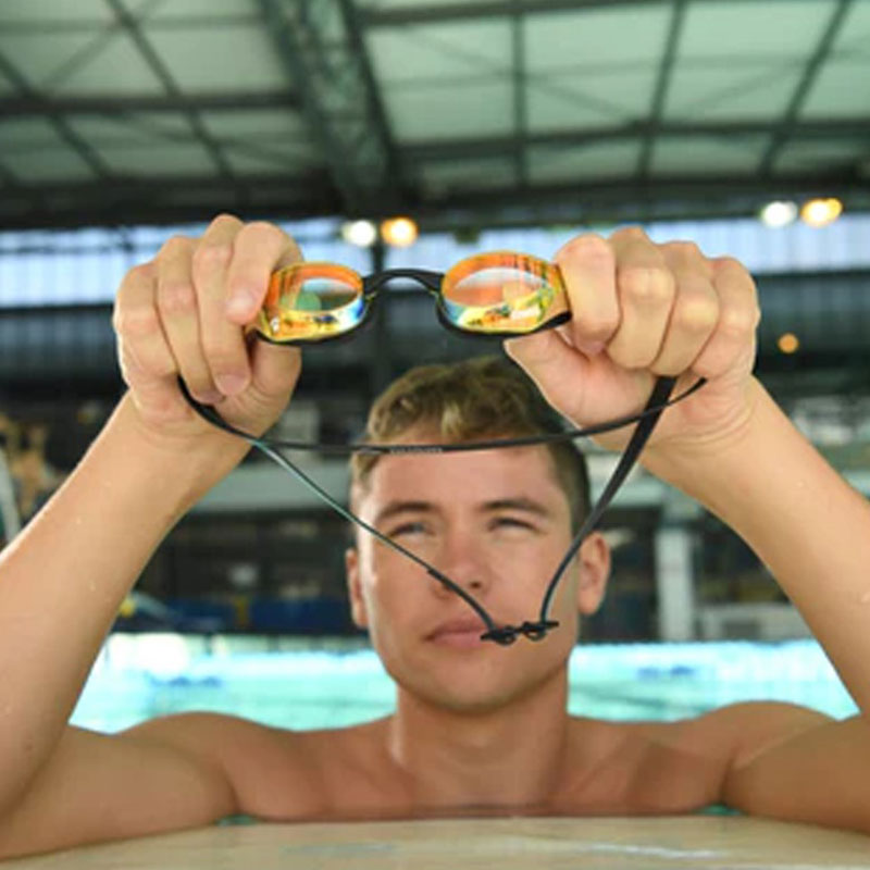 Arena - Cobra Core Swipe Mirror Goggle - Yellow Copper/Gold
