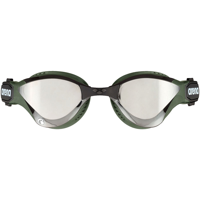 Arena - Cobra Tri Swipe Mirror Triathlon Goggles - Silver/Army