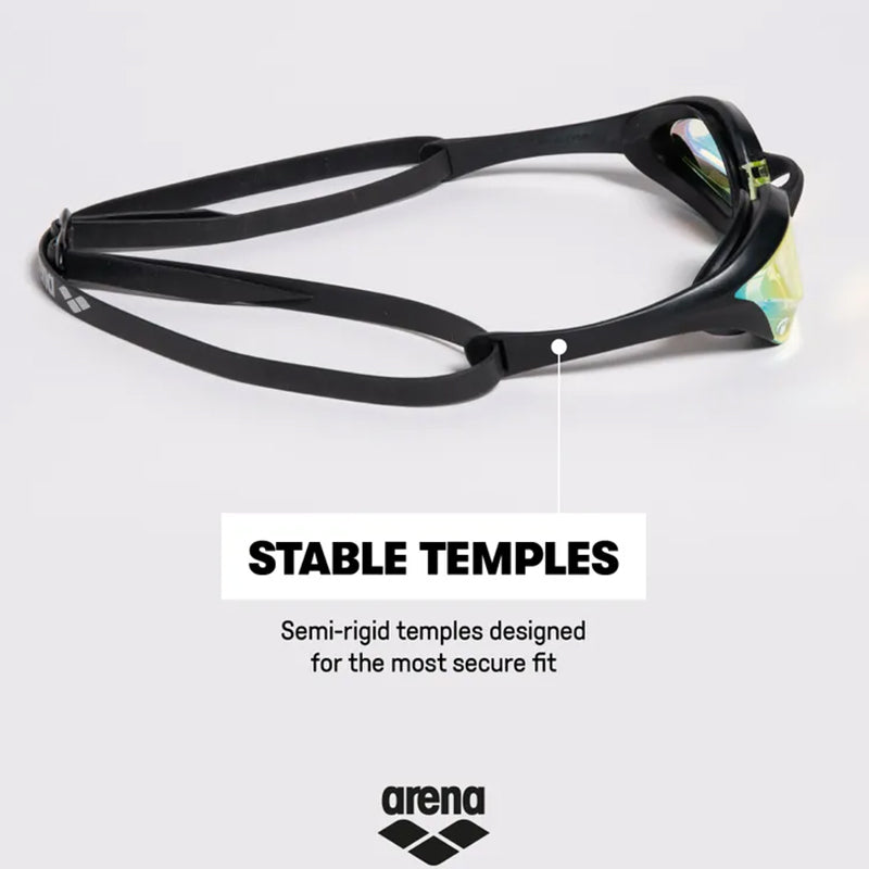 Arena - Cobra Ultra Swipe Mirror Goggles - Yellow Copper/Black