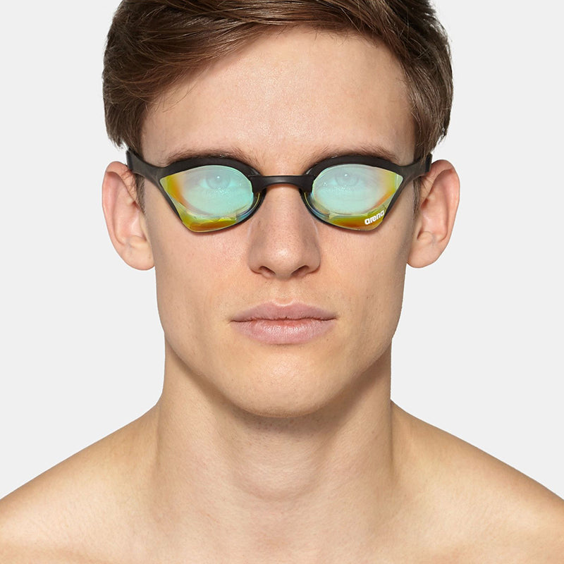 Arena - Cobra Ultra Swipe Mirror Goggles - Yellow Copper/Black