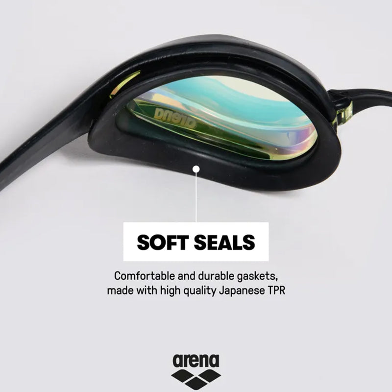 Arena - Cobra Ultra Swipe Mirror Goggles - Yellow Copper/Black