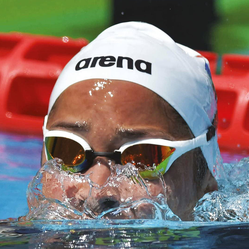 Arena - Cobra Ultra Swipe Mirror Goggles - Yellow Copper/White C310