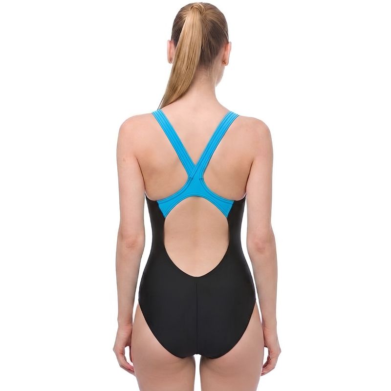Arena - Fluency V Back Ladies Swimsuit - Black/Turquoise