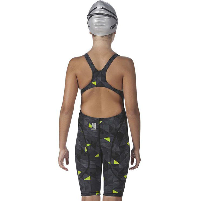 Arena - Girls Powerskin ST 2.0 Open Back - Black/Yellow