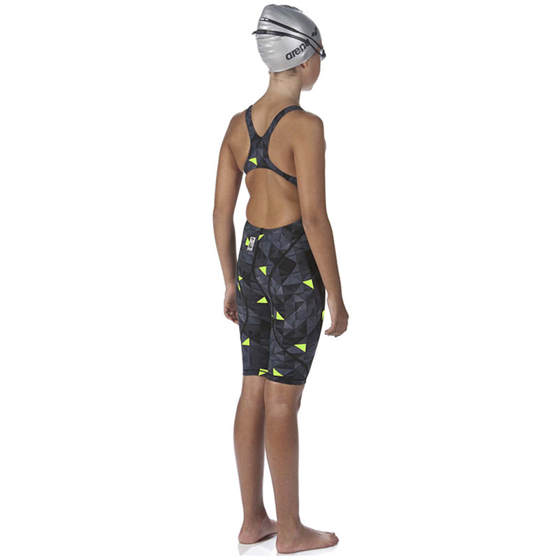 Arena - Girls Powerskin ST 2.0 Open Back - Black/Yellow