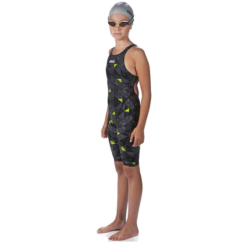 Arena - Girls Powerskin ST 2.0 Open Back - Black/Yellow