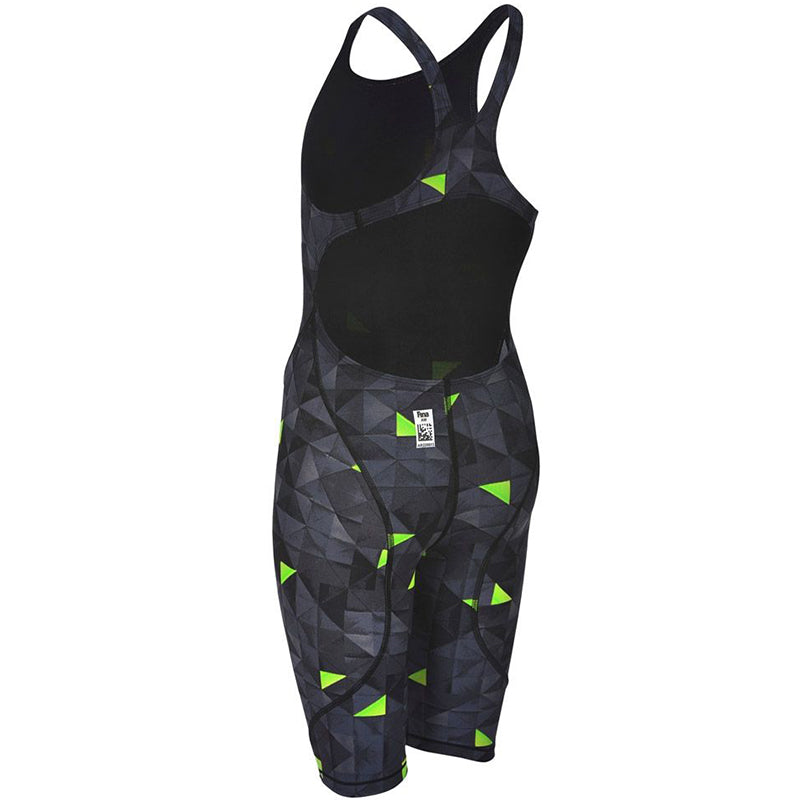 Arena - Girls Powerskin ST 2.0 Open Back - Black/Yellow