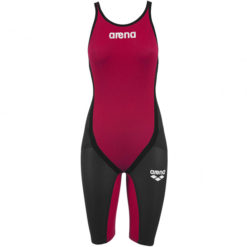 Arena - Powerskin Carbon Flex Full Body Short Leg Closed Back - Red/Dark Grey