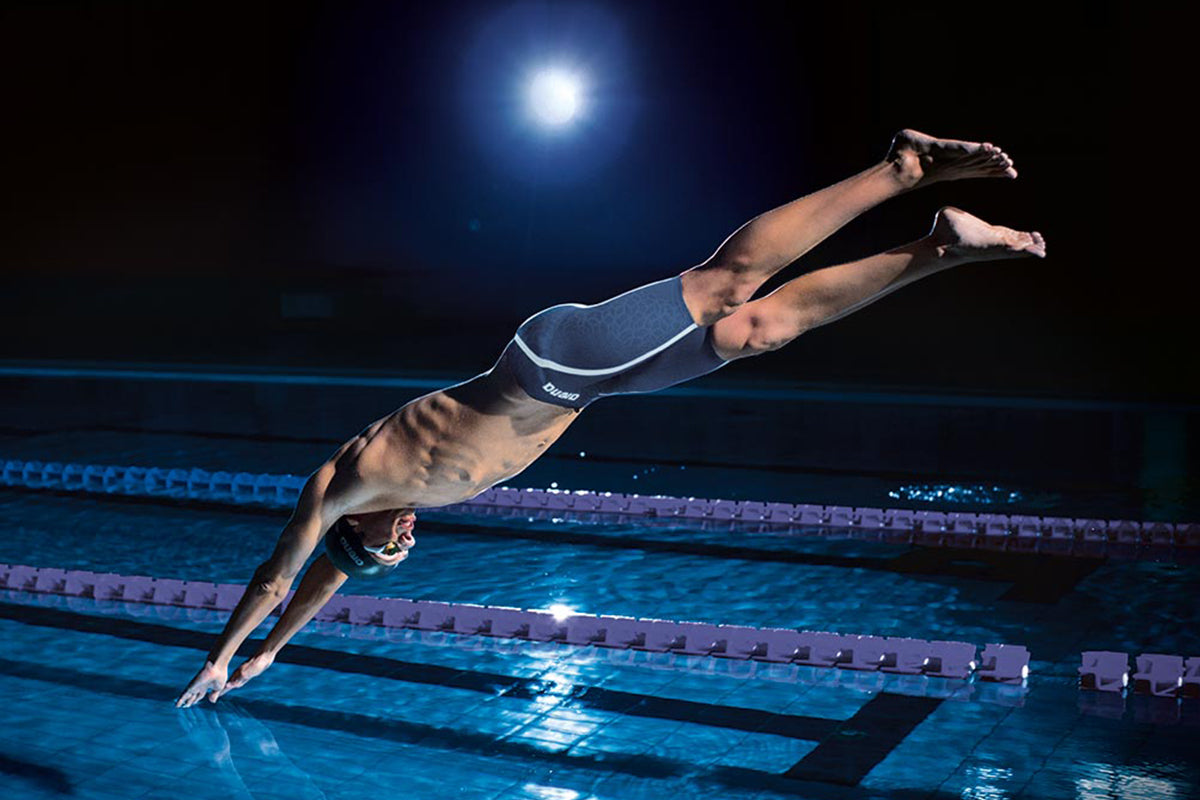 Arena - Powerskin Carbon-Ultra Jammer - Blue/Silver