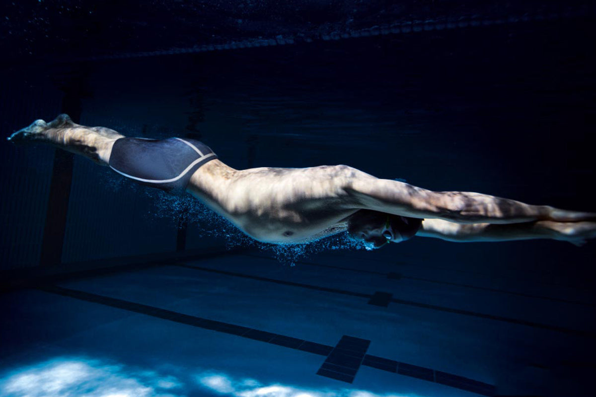 Arena - Powerskin Carbon-Ultra Jammer - Blue/Silver