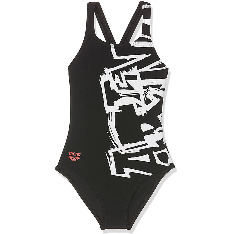Arena - Spot Max Fit Girls Swimsuit - Black/Red/White
