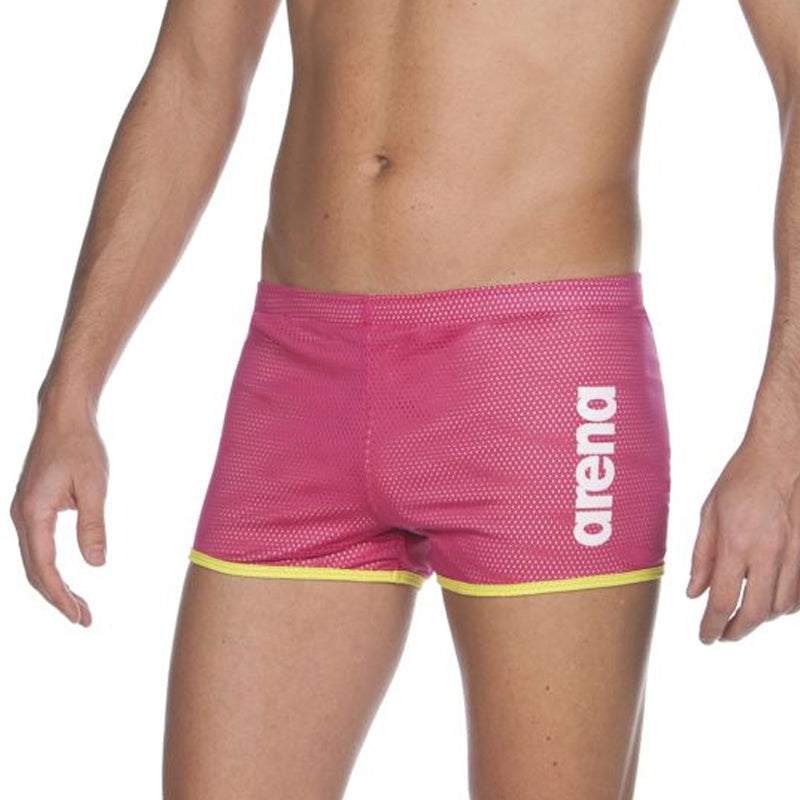 Arena - Square Cut Drag Suit - Fuchsia