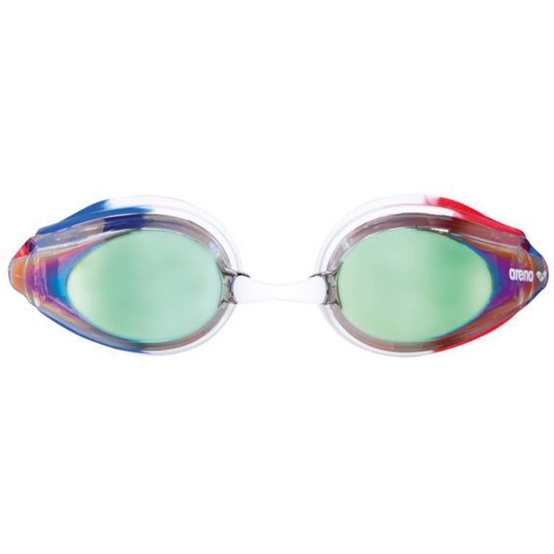 Arena - Tracks Junior Mirror Goggles - Gold/Blue/Red