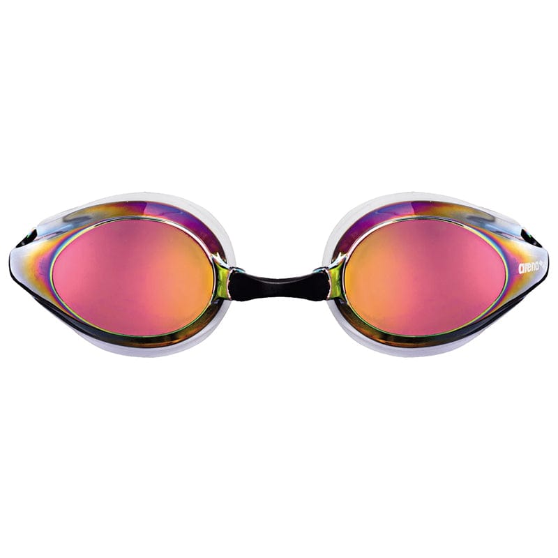 Arena - Tracks Mirror Goggles - White/Redrevo/Black
