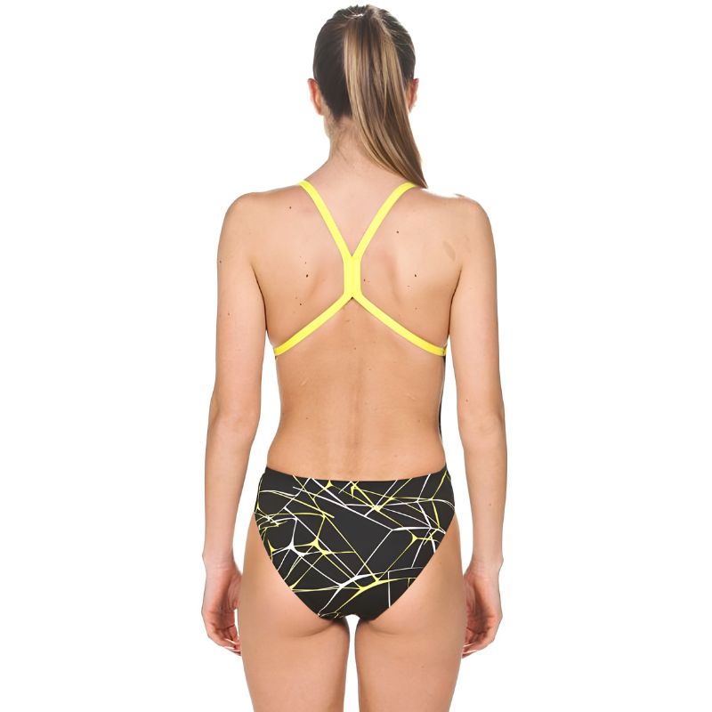 Arena - Water Light Tech Ladies Swimsuit - Black/Green