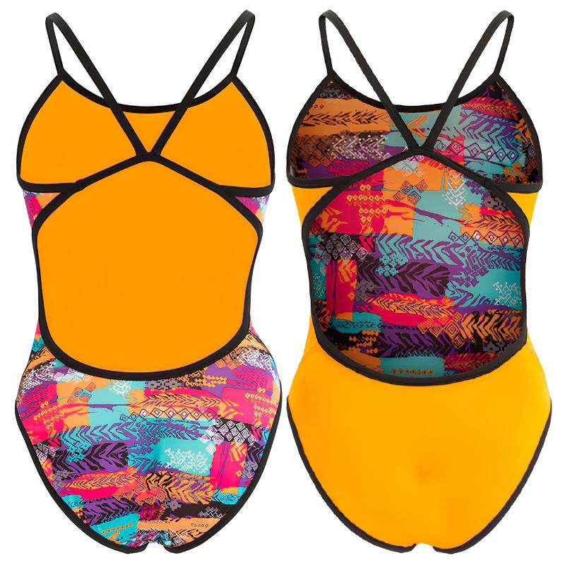 Dolfin - Bellas Cancun Reversible String Back One Piece Swimsuit
