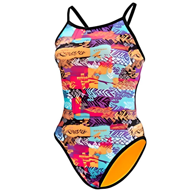 Dolfin - Bellas Cancun Reversible String Back One Piece Swimsuit