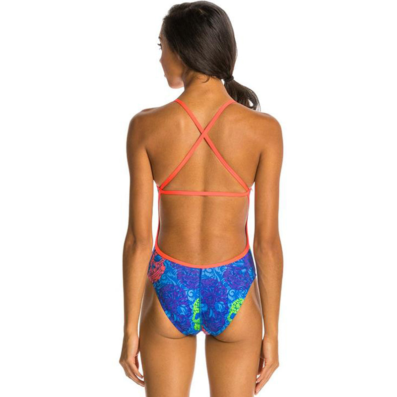 Dolfin - Bellas Sugar Skulls Cross Back One Piece Swimsuit