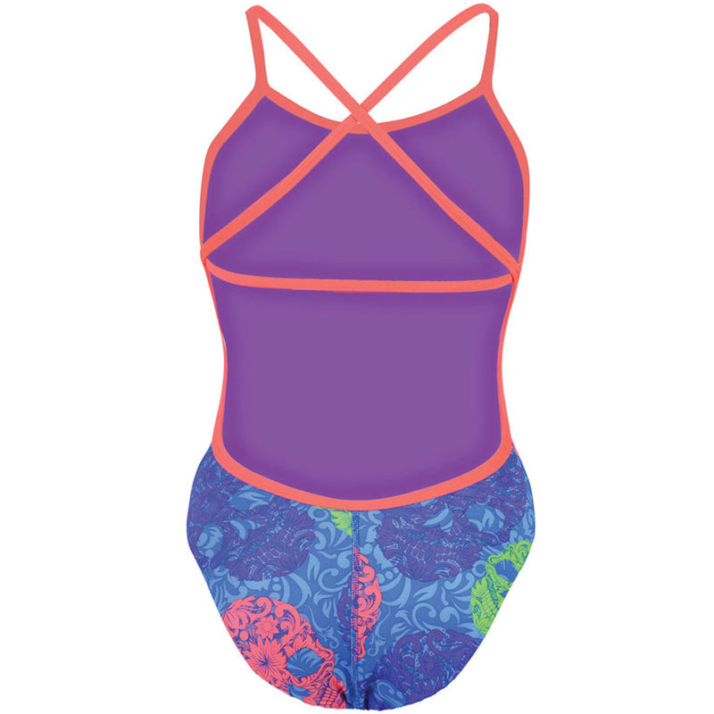Dolfin - Bellas Sugar Skulls Cross Back One Piece Swimsuit