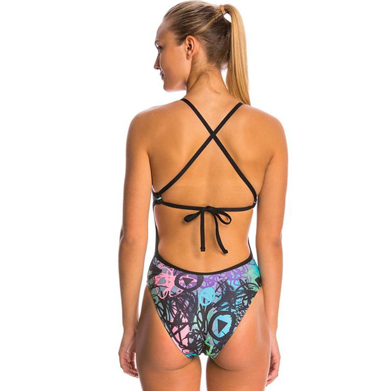 Dolfin - Bellas Urban Chic Tie Back One Piece Swimsuit