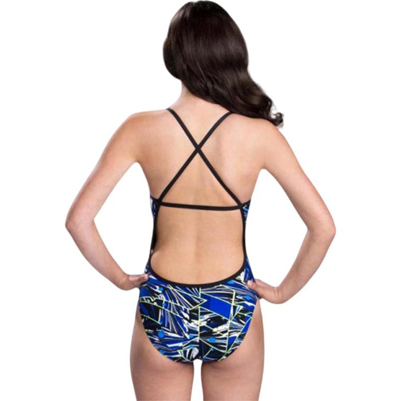 Dolfin - Graphlite Vantage Cross Back Swimsuit - Blue