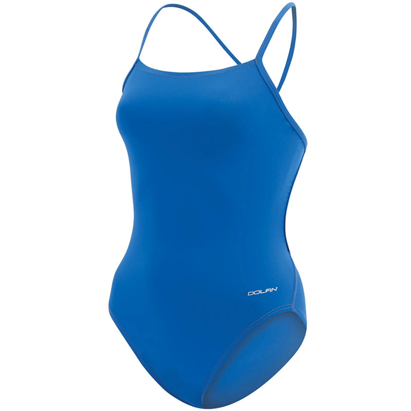 Dolfin - Graphlite Solid Royal Cross Back One Piece Swimsuit