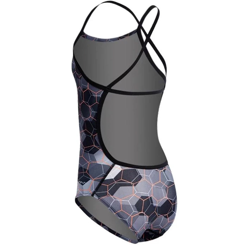Dolfin - Hornet Cross Back One Piece Steel Swimsuit