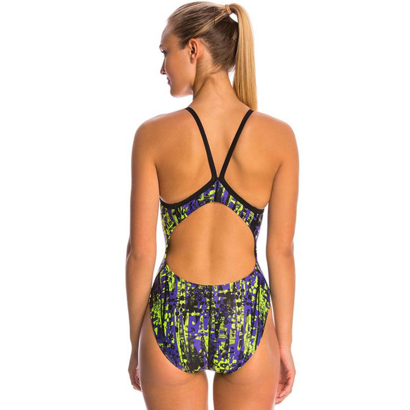 Dolfin - XtraSleek Eco Jolt V-2 Back Swimsuit - Multi