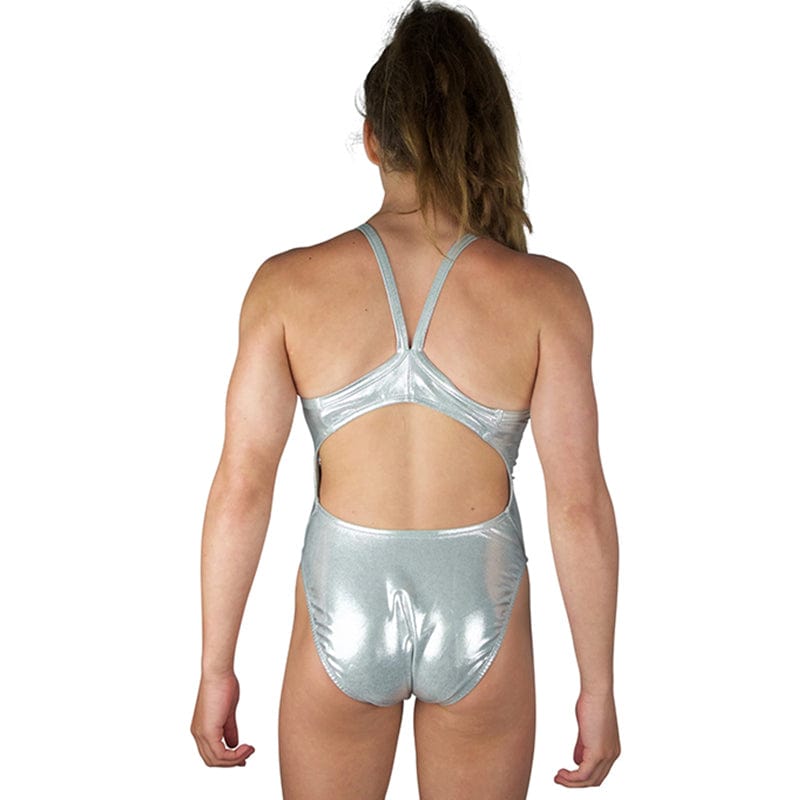 Dolfin - Metallics Silver V2 Back One Piece