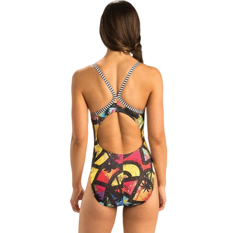 Dolfin Uglies - Beauty and the Beach V-2 Back One Piece Swimsuit