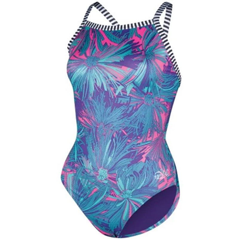 Dolfin Uglies - Carnation Sensation V-2 Back One Piece Swimsuit