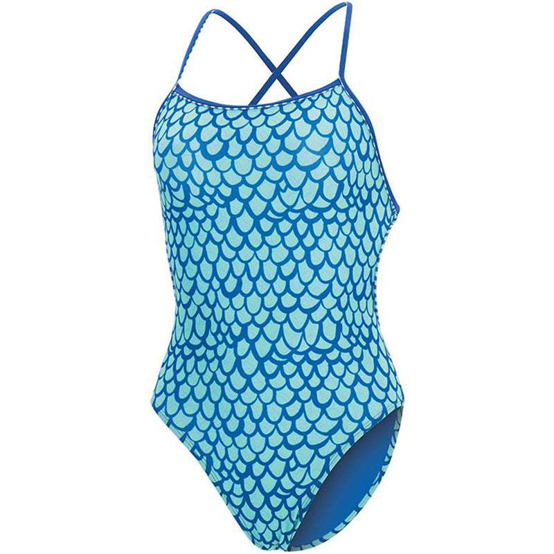 Dolfin Uglies - Sirena Blue Tie Back One Piece Swimsuit