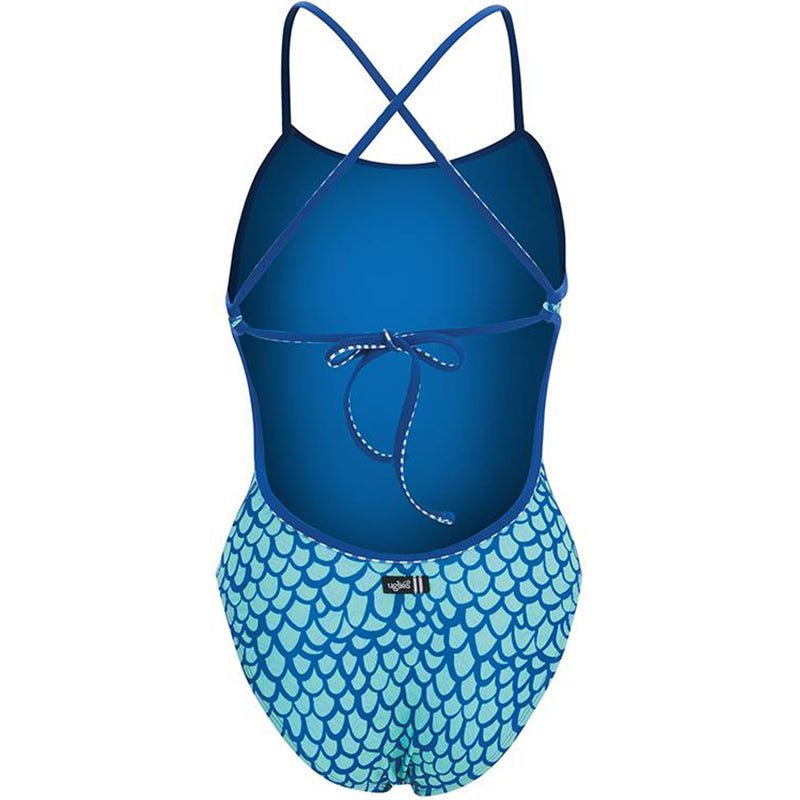 Dolfin Uglies - Sirena Blue Tie Back One Piece Swimsuit