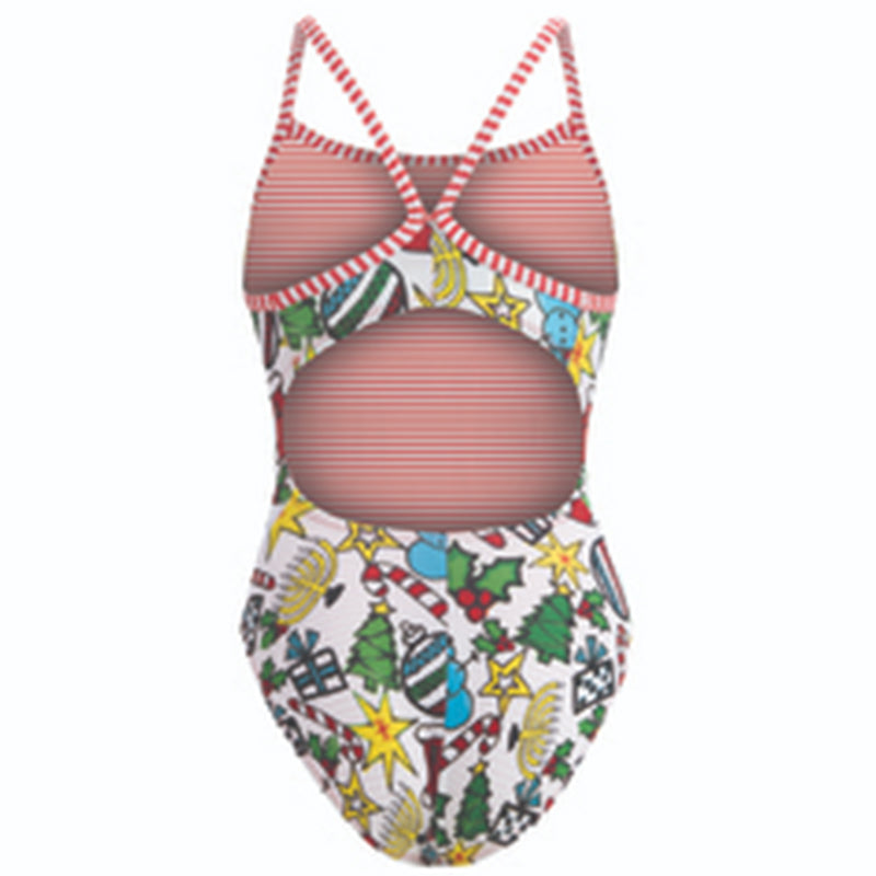 Dolfin Uglies - Holiday Cheer V-2 Back One Piece Swimsuit