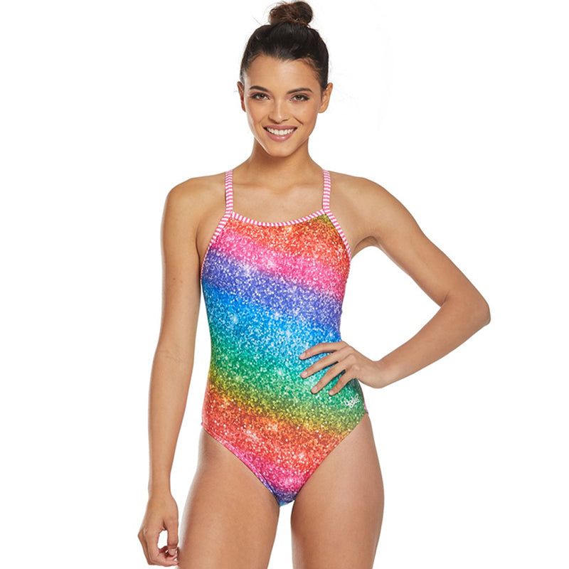 Dolfin Uglies - Over the Rainbow V-2 Back One Piece Swimsuit