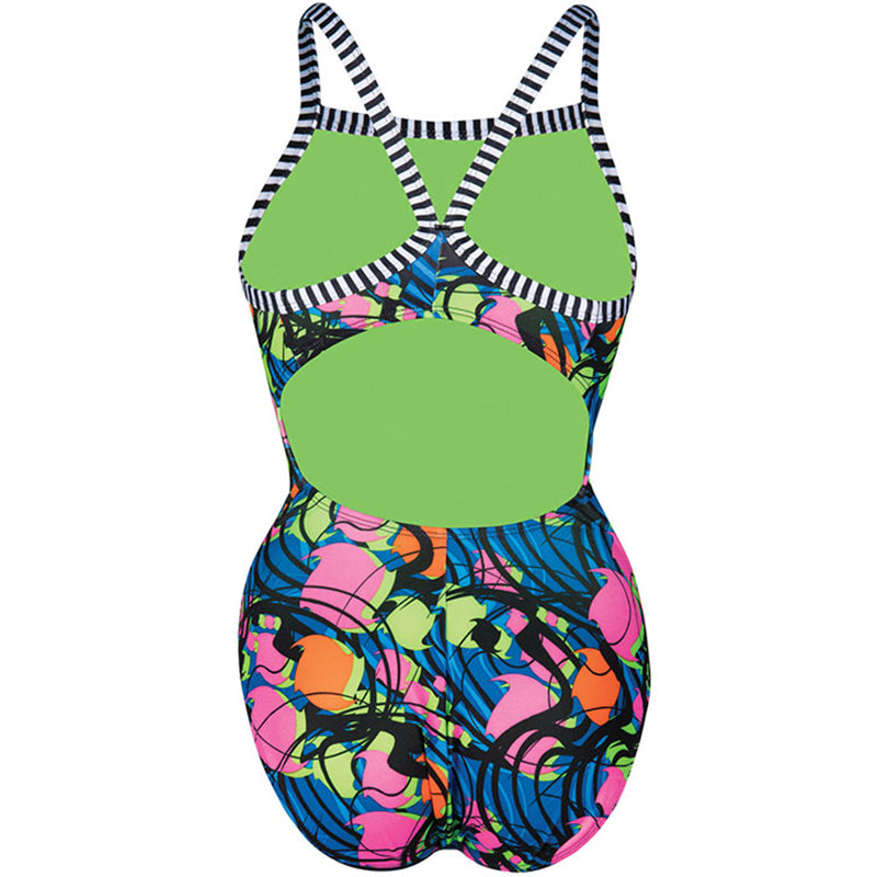 Dolfin Uglies - Party Gras V-2 Back One Piece Swimsuit