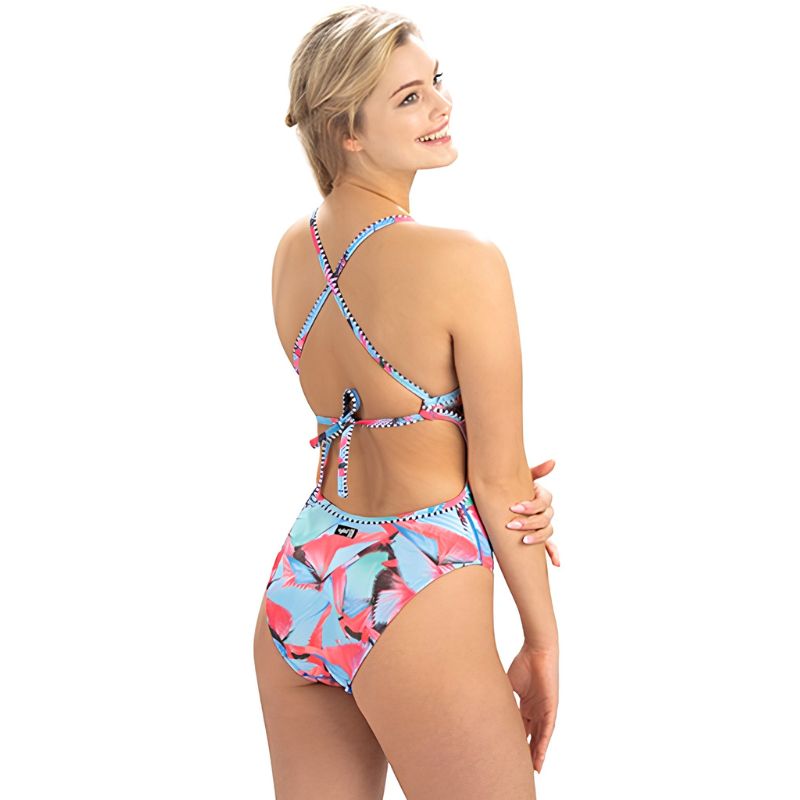 Dolfin Uglies - Revibe Fancy Tie Back One Piece Swimsuit