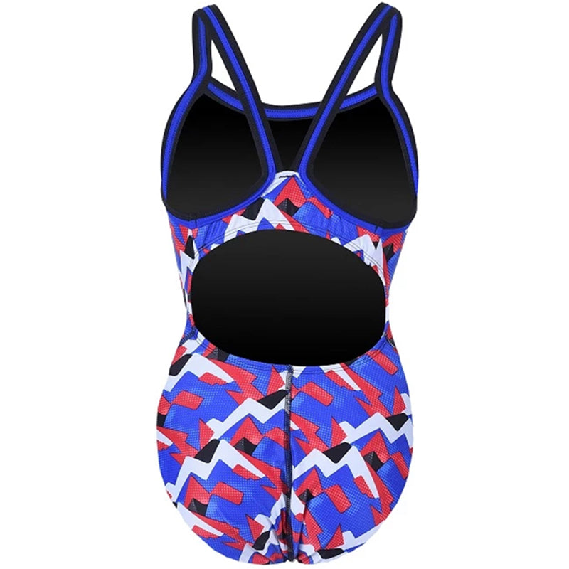 Dolfin - XtraSleek Eco Denali DBX Back Swimsuit - Red/White/Blue