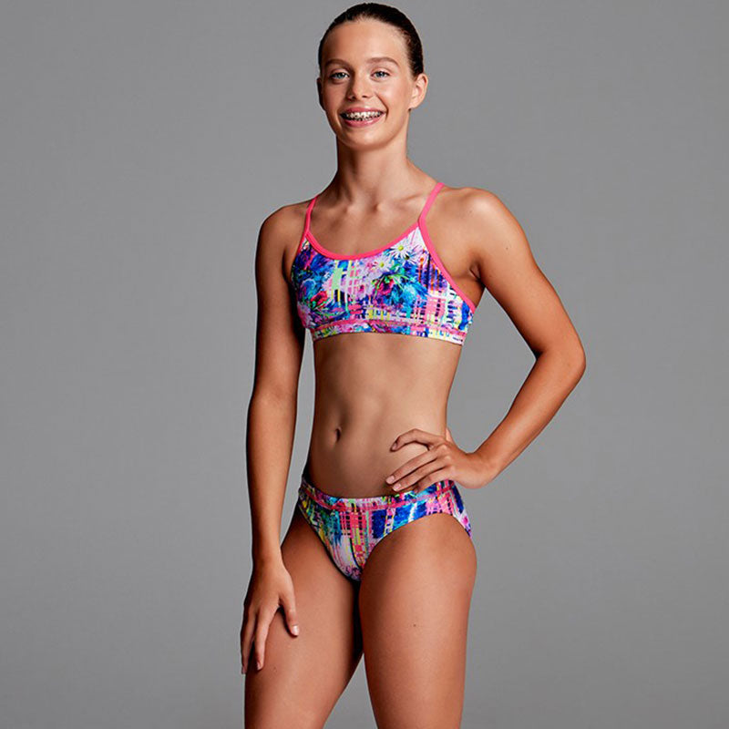 Funkita - Alba Wild - Girls Racerback Two Piece